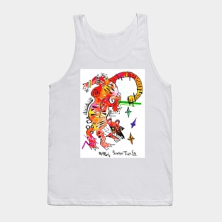 Sunset Tiger Tank Top